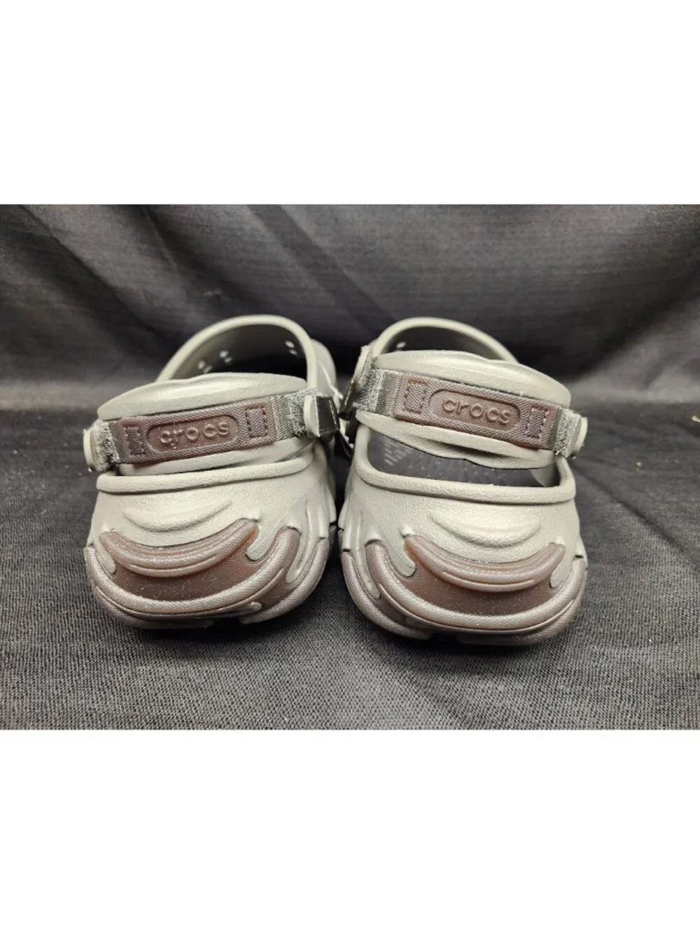Crocs Men's Echo Gum RO Clog Slip-On 211675-1WS Grey Size 10 NEW WITH TAGS!